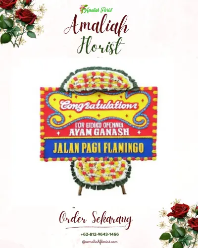 Bunga Papan Congratulation di Watang Soreang